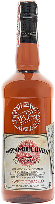 Шампунь, гель для душу і кондиціонер 3-в-1 Sweet Tobacco 18.21 Man Made, 946 мл
