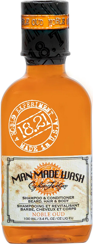 Шампунь, гель для душу і кондиціонер 3-в-1 Noble Oud 18.21 Man Made, 100 мл