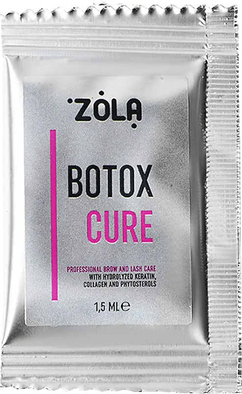 Ботокс для брів та вій Botox Cure в саше Zola, 1x1,5 мл