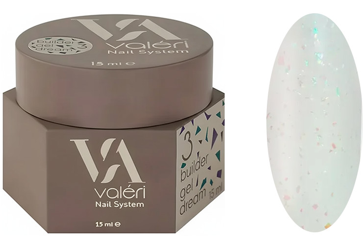 Гель для наращивания 03 Builder Gel Dream VALERI, 15 мл
