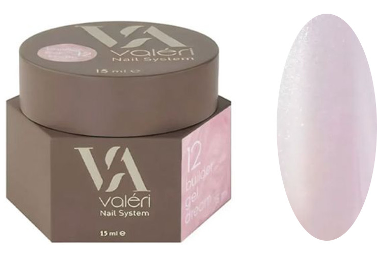 Гель для нарощування 12 Builder Gel Dream VALERI, 15 мл