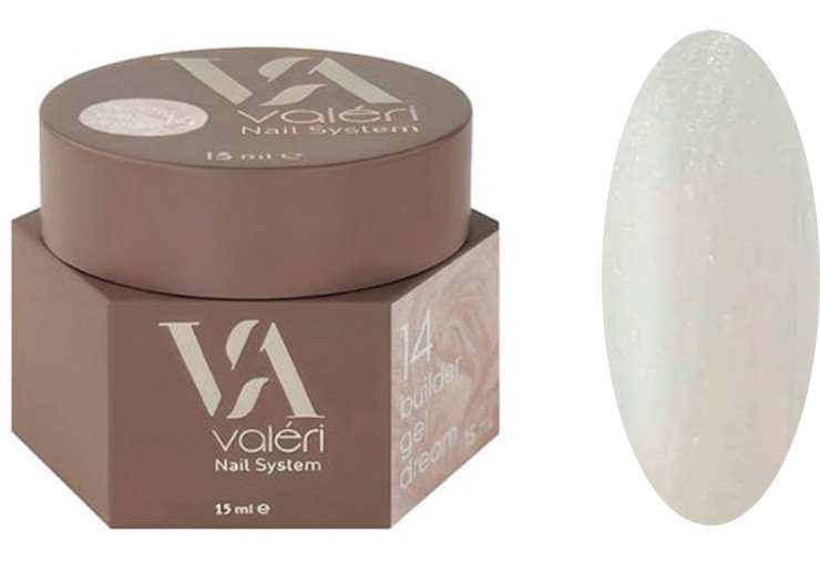 Гель для наращивания 14 Builder Gel Dream VALERI, 15 мл