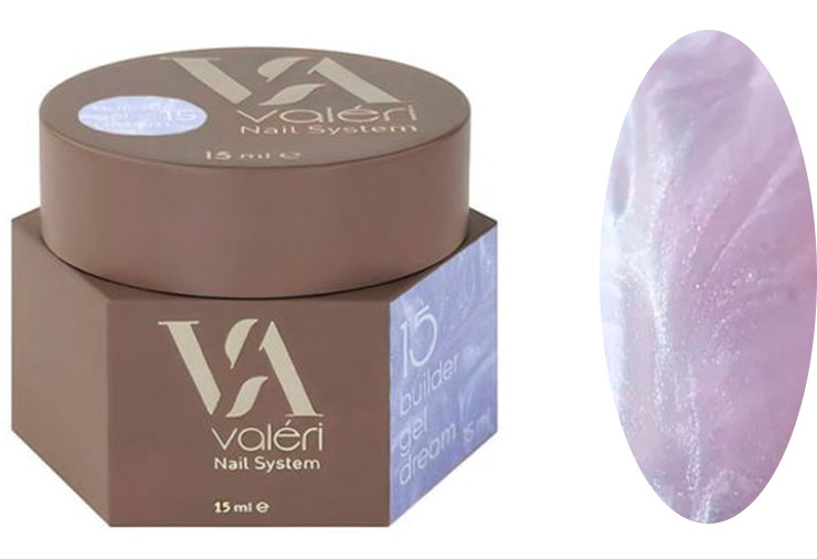 Гель для нарощування 15 Builder Gel Dream VALERI, 15 мл