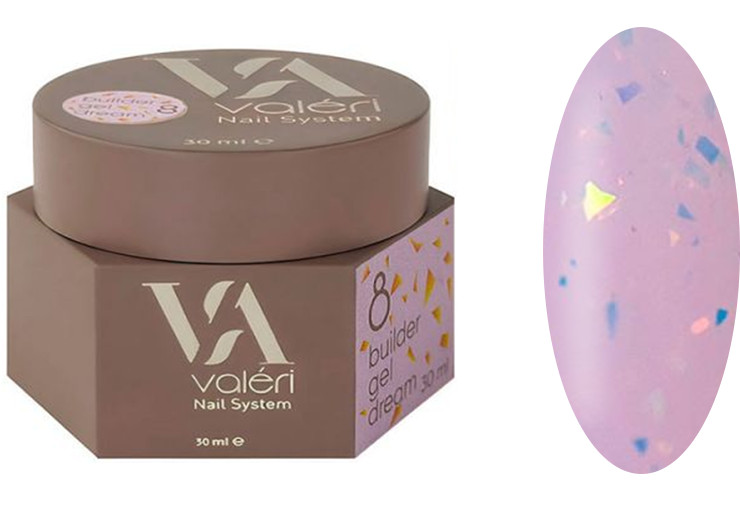 Гель для наращивания 08 Builder Gel Dream VALERI, 30 мл
