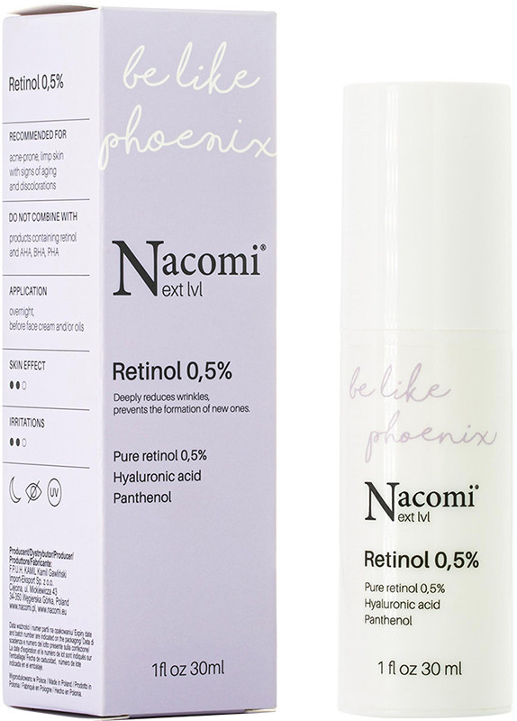 Сироватка з ретинолом 0,5% Next Level Nacomi, 30ml
