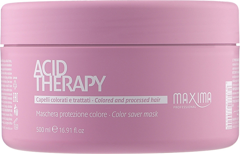 Маска для захисту кольору фарбованого волосся Acid therapy Maxima 500 мл