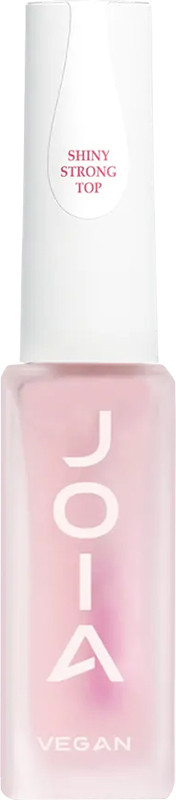 Топове покриття для лаку блискуче довготривале Shiny Strong Top JOIA VEGAN, 8 мл