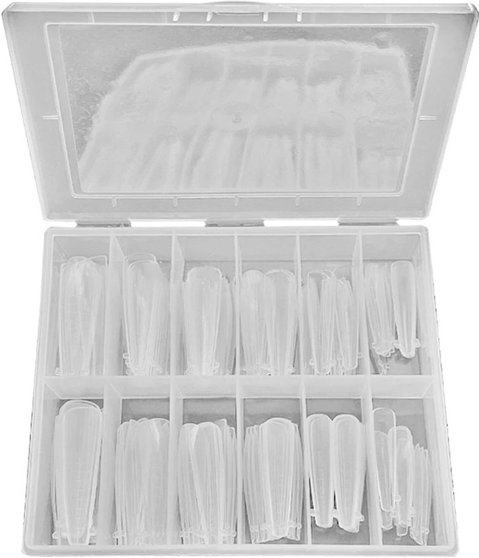 Верхні форми для нарощування Professional Top nail forms Balerine, DNKa 120 шт  Фото 2 