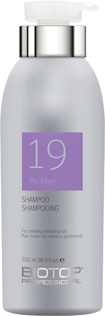 BIOTOP 19 Шампунь антижелтый для волос Pro Silver 500 мл  Фото 2 