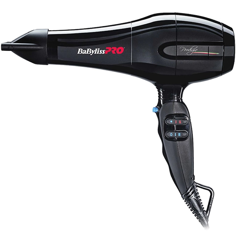 Фен для волос BaByLiss Prodigio 2100W черный 6710RE