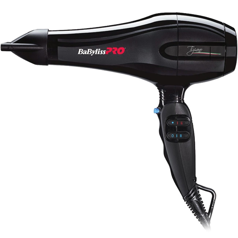 Фен для волосся BaByLiss TIZIANO 2100W чорний 6310RE