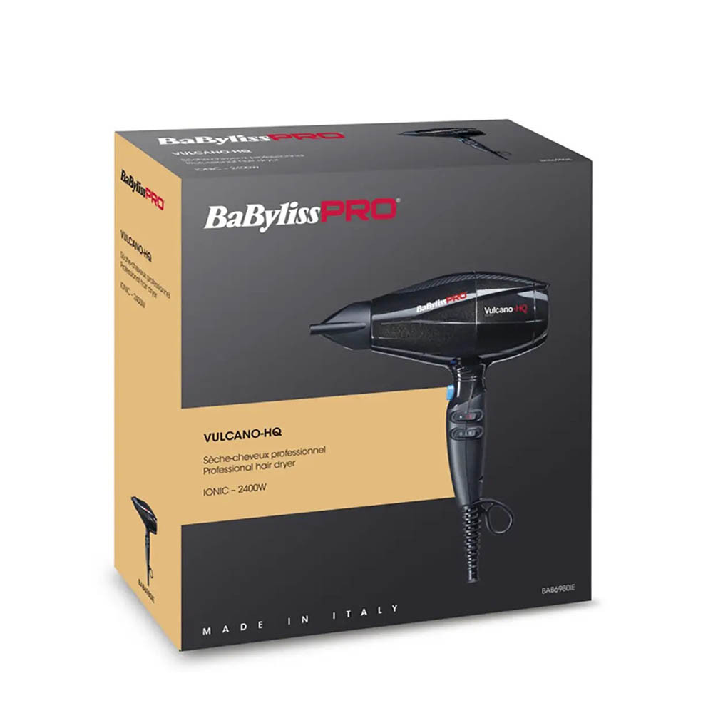 Фен для волос BaByliss Pro BAB6980IE Vulcano-HQ Ionic  Фото 3 