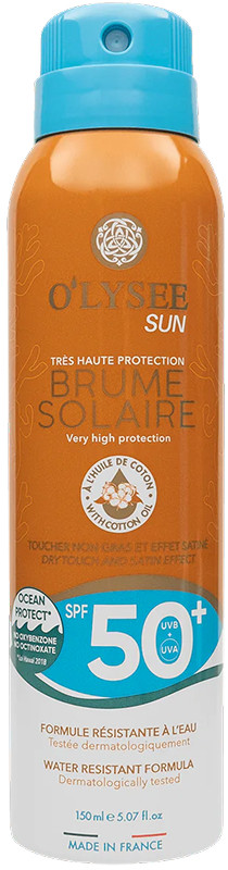 Спрей ароматизований сонцезахисний SPF50+ Very High protection Sun Mist O'LYSEE, 150 мл