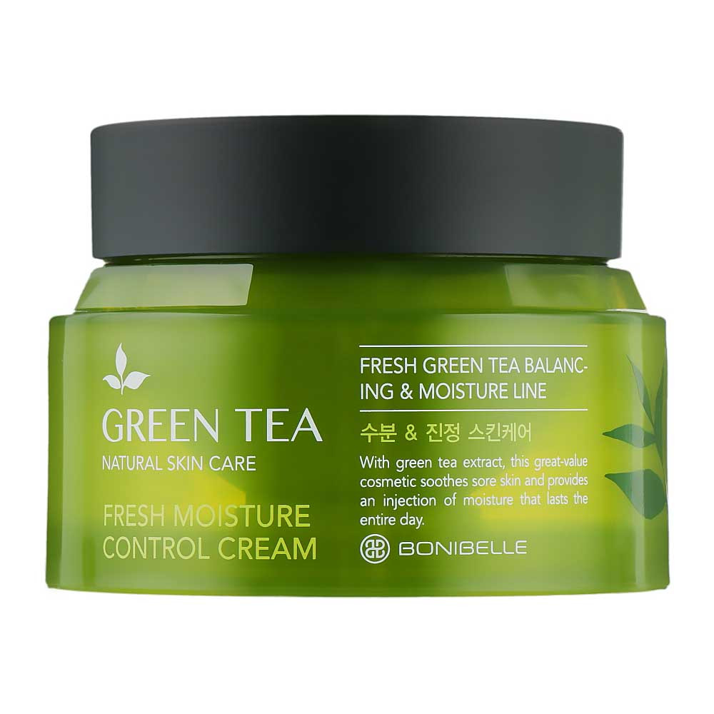 Крем для лица Green Tea Fresh Moisture Control Enough Bonibelle, 80 мл