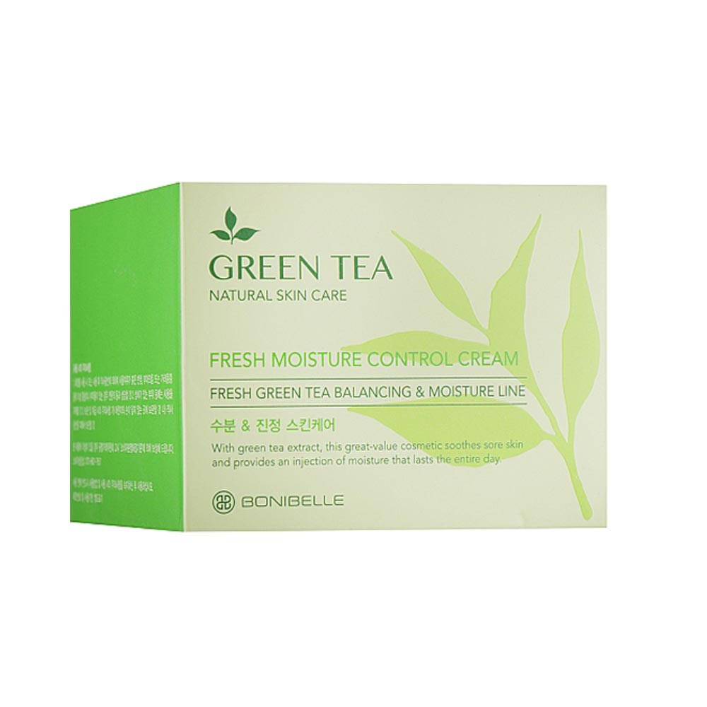 Крем для лица Green Tea Fresh Moisture Control Enough Bonibelle, 80 мл  Фото 2 