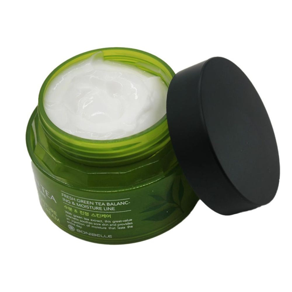 Крем для лица Green Tea Fresh Moisture Control Enough Bonibelle, 80 мл  Фото 4 