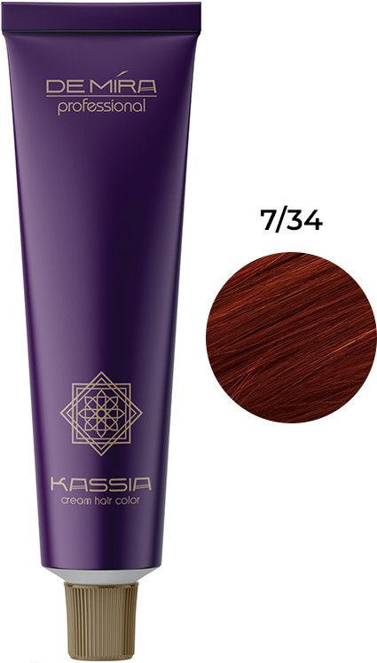 Краска для волос 7/34 DEMIRA Professional KASSIA 90 мл 