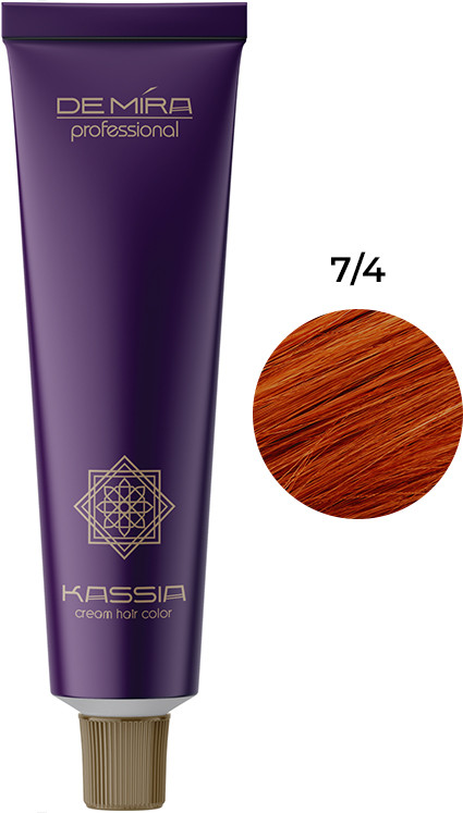 Краска для волос 7/4 DEMIRA Professional KASSIA 90 мл на beauty-prof.com Краска для волос 7/4 DEMIRA Professional KASSIA 90 мл