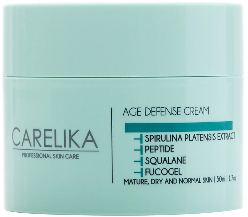 Крем для обличчя антивіковий з пептидами Age Defense CARELIKA, 50 мл