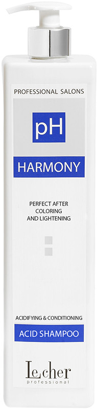 Шампунь для фарбованого та освітленого волосся pH Harmony Acid Le Сher, 1000 мл