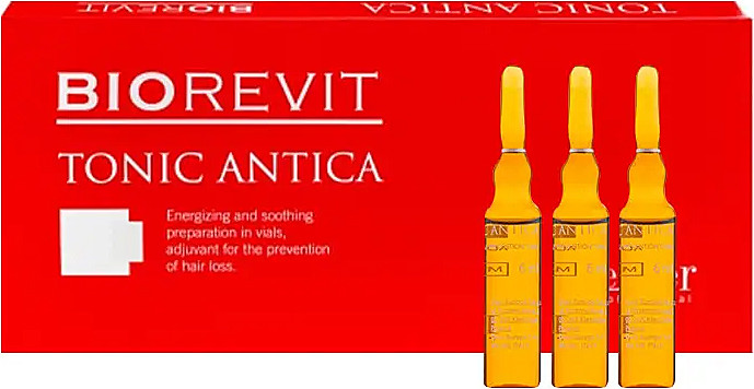 Ампула лікувальна для стимулювання росту волосся Biorevit Antica Le Сher, 12х6 мл