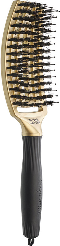 Щітка FingerBrush Care Iconic Boar&Nylon Trinity Gold Olivia Garden на beauty-prof.com Фото 2 Щітка FingerBrush Care Iconic Boar&Nylon Trinity Gold Olivia Garden Фото 2