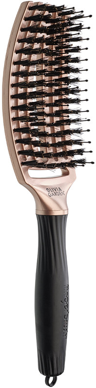 Щітка FingerBrush Care Iconic Boar&Nylon Trinity Bronze Olivia Garden  Фото 2 