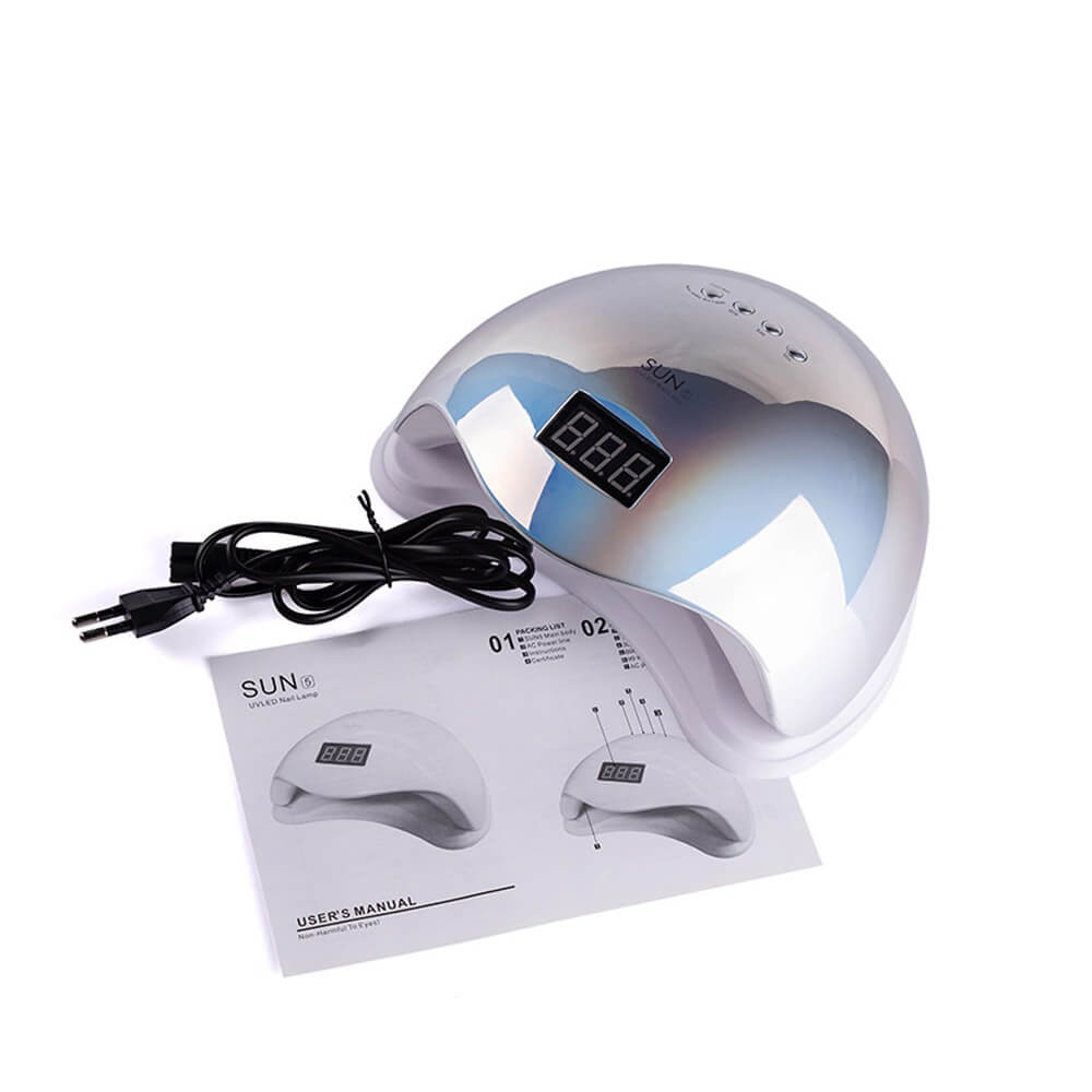 Лампа LED/UV SUN-5 гибридная (с дисплеем) зеркальная, 48 Вт на beauty-prof.com Фото 4 Лампа LED/UV SUN-5 гибридная (с дисплеем) зеркальная, 48 Вт Фото 4