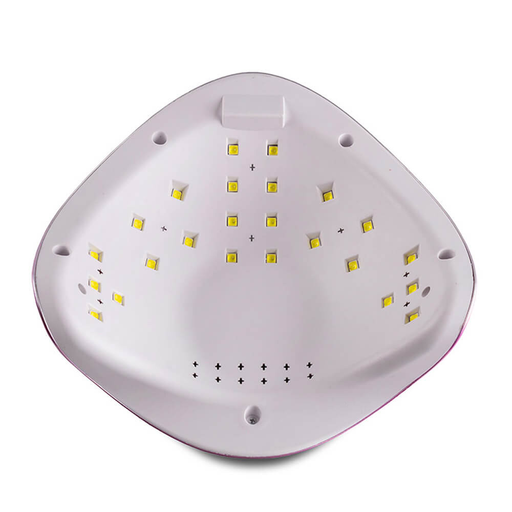 LED/UV Лампа SUN-5 гибридная (с дисплеем) зеркально-розовая 48 Вт на beauty-prof.com Фото 3 LED/UV Лампа SUN-5 гибридная (с дисплеем) зеркально-розовая 48 Вт Фото 3