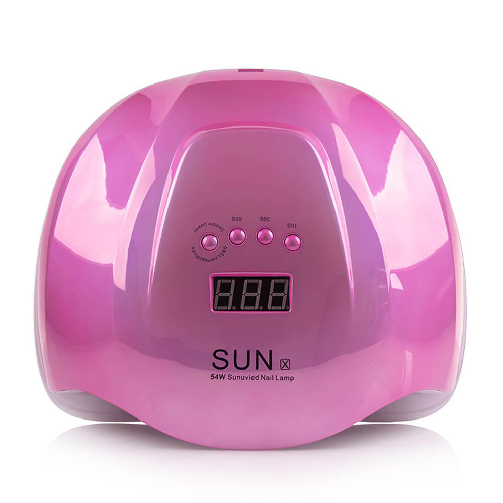 LED/UV Лампа SUN X гібридна (з дисплеєм) дзеркально-рожева 54 Вт на beauty-prof.com Фото 3 LED/UV Лампа SUN X гібридна (з дисплеєм) дзеркально-рожева 54 Вт Фото 3