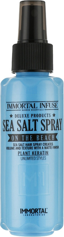 Текстуруючий сольовий спрей Infuse Sea Salt Spray Immortal, 250 мл