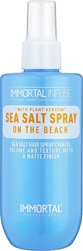 Текстурирующий солевой спрей Infuse Sea Salt Spray Immortal, 250 мл на beauty-prof.com Фото 2 Текстурирующий солевой спрей Infuse Sea Salt Spray Immortal, 250 мл Фото 2