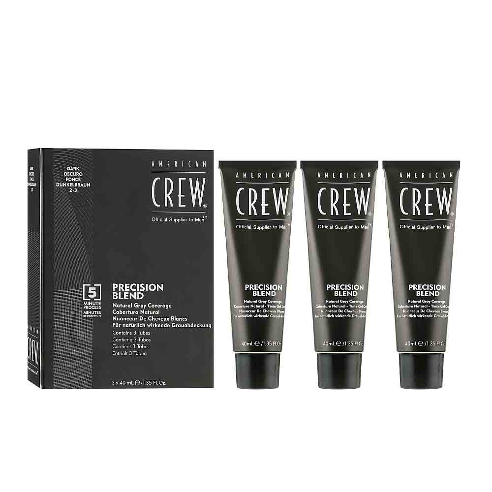 Система маскировки седины Precision Blend уровень 2–3 Dark American Crew, 40 мл на beauty-prof.com Система маскировки седины Precision Blend уровень 2–3 Dark American Crew, 40 мл
