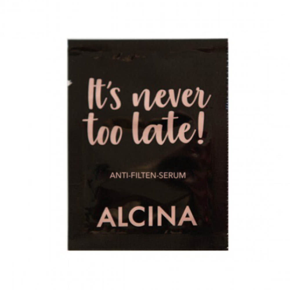 Сироватка вiд зморшок саше Its Never Too Late Serum Alcina, 2мл