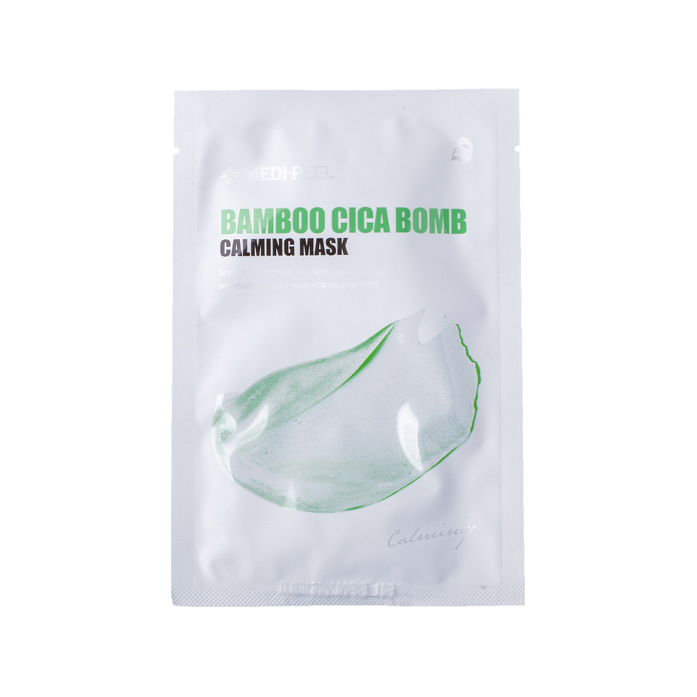 Успокаивающая тканевая маска для проблемной кожи Bamboo Cica Bomb Calming Mask Medi-Peel, 25 мл