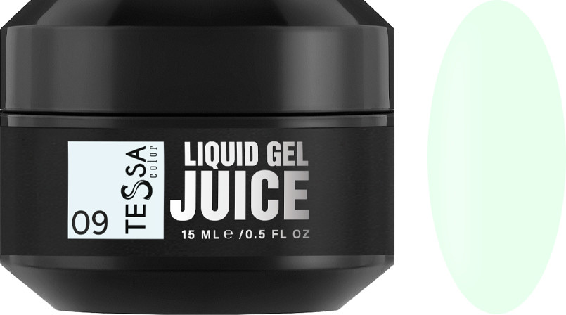 Жидкий гель Liquid gel Juice 09 Tessa, 15 мл