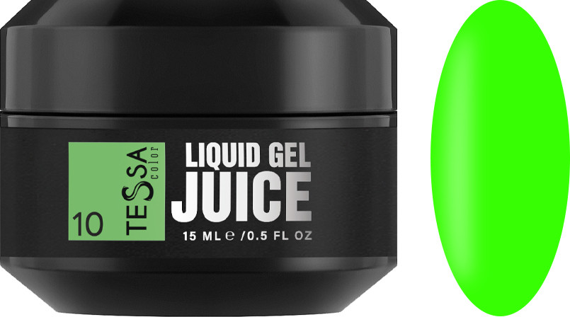 Рідкий гель Liquid gel Juice 10 Juice 10 Tessa, 15 мл