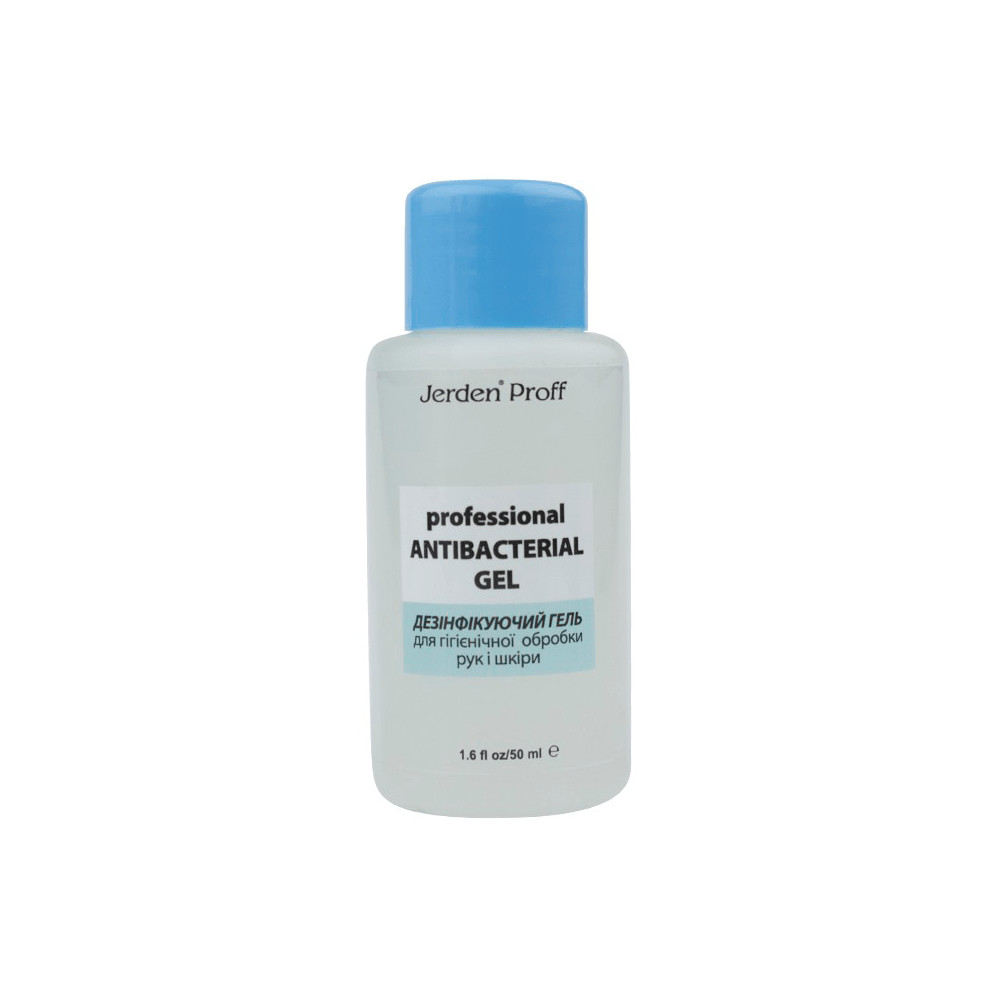 Дезінфікуючий гель для рук і шкіри Antibacterial Spray Jerden PROFF 50мл