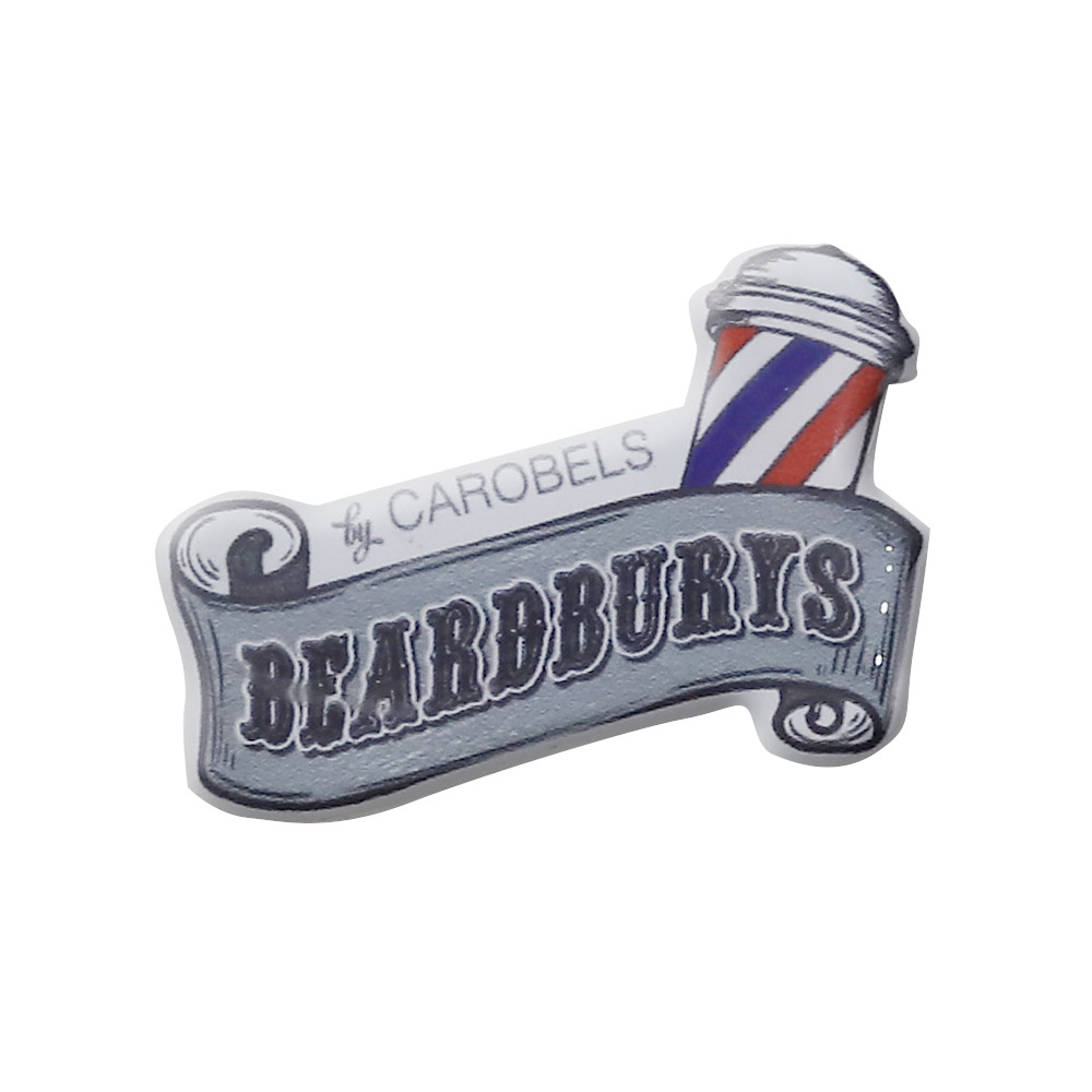 Силиконовый стикер 10x7.6 BEARDBURYS