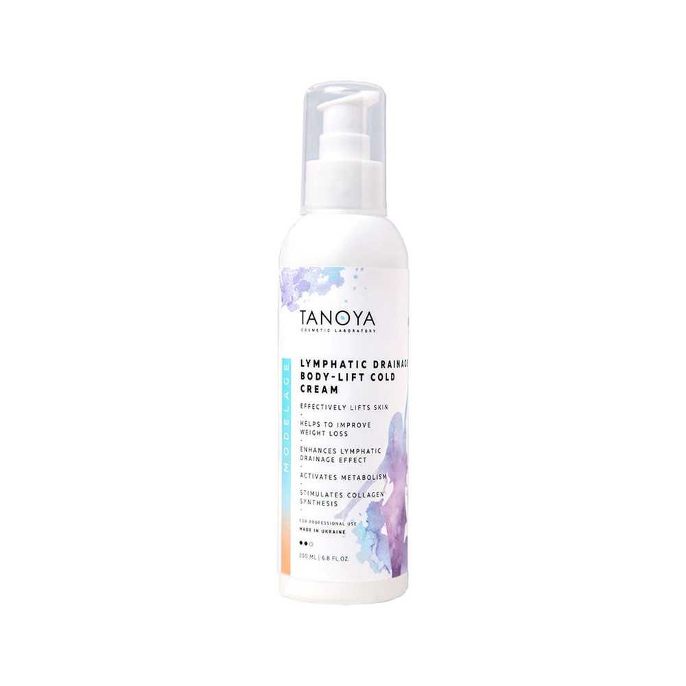 Лімфодренажний крем з охолоджуючим ефектом Tanoya, 200 мл