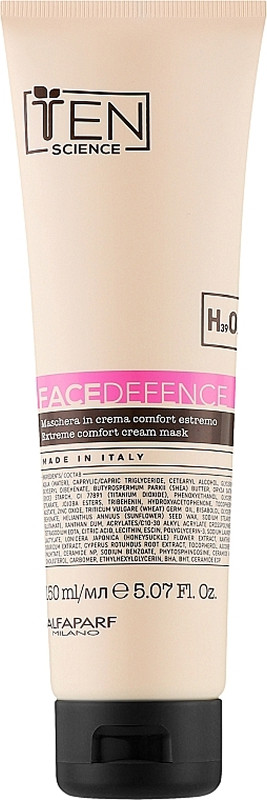 Крем-маска Миттєвий комфорт для чутливої шкіри Face Defence Cream Mask Ten Science, 150 мл