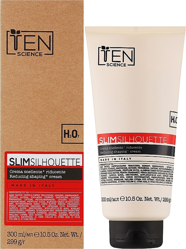 Крем для корекції фігури Стрункий силует Slim Silhouette Shaping Cream Ten Science, 300 мл на beauty-prof.com Фото 2 Крем для корекції фігури Стрункий силует Slim Silhouette Shaping Cream Ten Science, 300 мл Фото 2