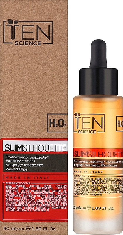 Сыворотка для коррекции талии и бедер Slim Silhouette Shaping Waist And Hips Ten Science, 50 мл на beauty-prof.com Фото 2 Сыворотка для коррекции талии и бедер Slim Silhouette Shaping Waist And Hips Ten Science, 50 мл Фото 2