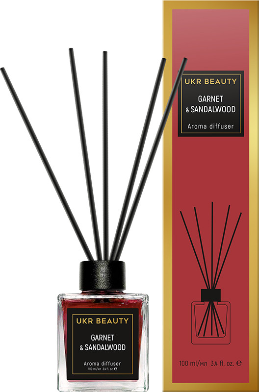 Аромадифузор UKR BEAUTY Garnet & Sandalwood, 100 мл 