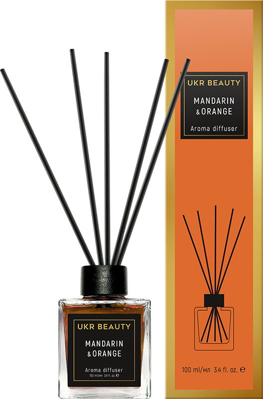 Аромадифузор UKR BEAUTY Mandarin & Orange, 100 мл 