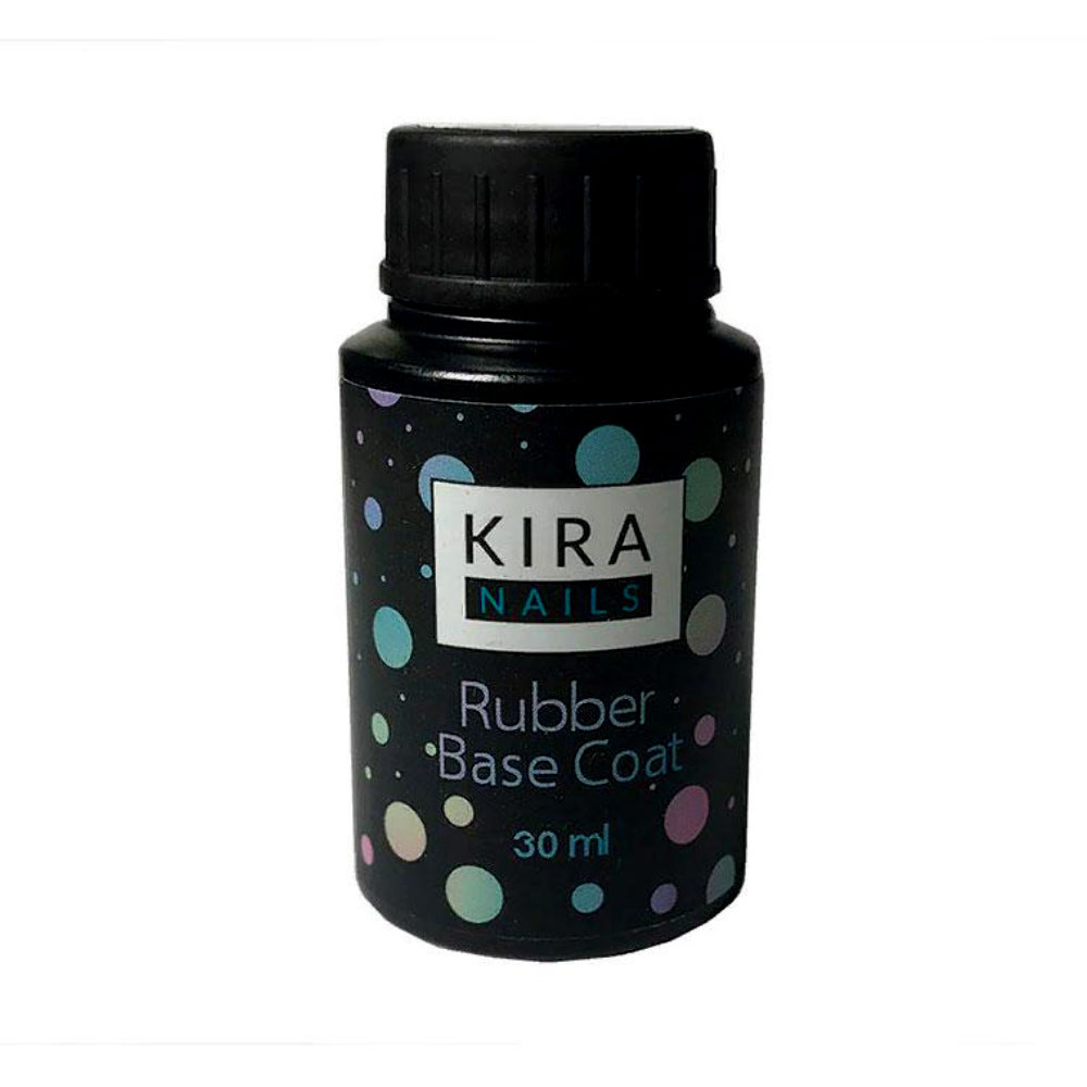 Kira Nails Rubber Base Coat - каучукове, базове покриття, без кисті, 30 мл