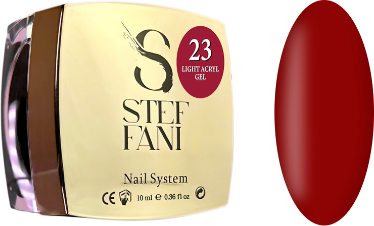 Жидкий гель для ногтей Light Acryl Gel 23 Steffani, 10 мл