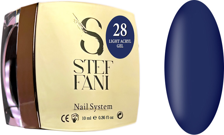 Рідкий гель для нігтів Light Acryl Gel 28 Steffani, 10 мл