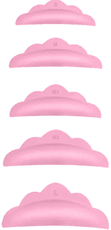 Бигуди силиконовые Tiffany Pink Nagaraku (набор 5 пар)