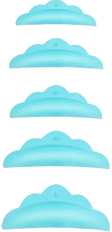 Бігуді силіконові Tiffany Clear Nagaraku (набір 5 пар)